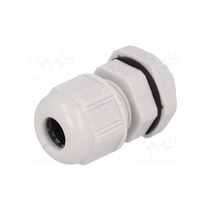 1 pcs x MOLEX - 93600-0348 7000.7822.7 - Cable gland, M16, 1.5, IP68, polyamide, light grey, UL94V-2