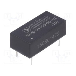 1 pcs x AIMTEC - AM1M-2415DH30-NZ - Converter: DC/DC, 1W, Uin: 21.6÷26.4V, Uout: 15VDC, Uout2: -15VDC