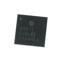1 pcs : MCP23S17-E/ML - Interface - I/O Expanders 16bit Input/Output Exp SPI interface