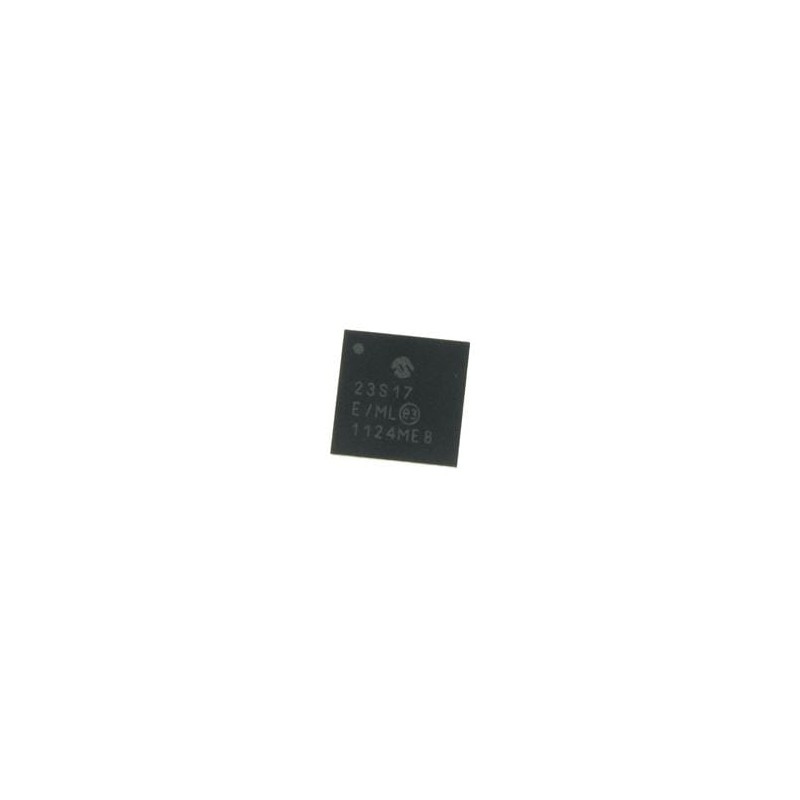1 pcs : MCP23S17-E/ML - Interface - I/O Expanders 16bit Input/Output Exp SPI interface