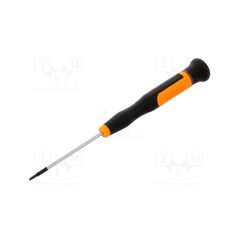 1 pcs x BETA - 12570047 - Screwdriver, hex key, precision, HEX 1,5mm, 60mm