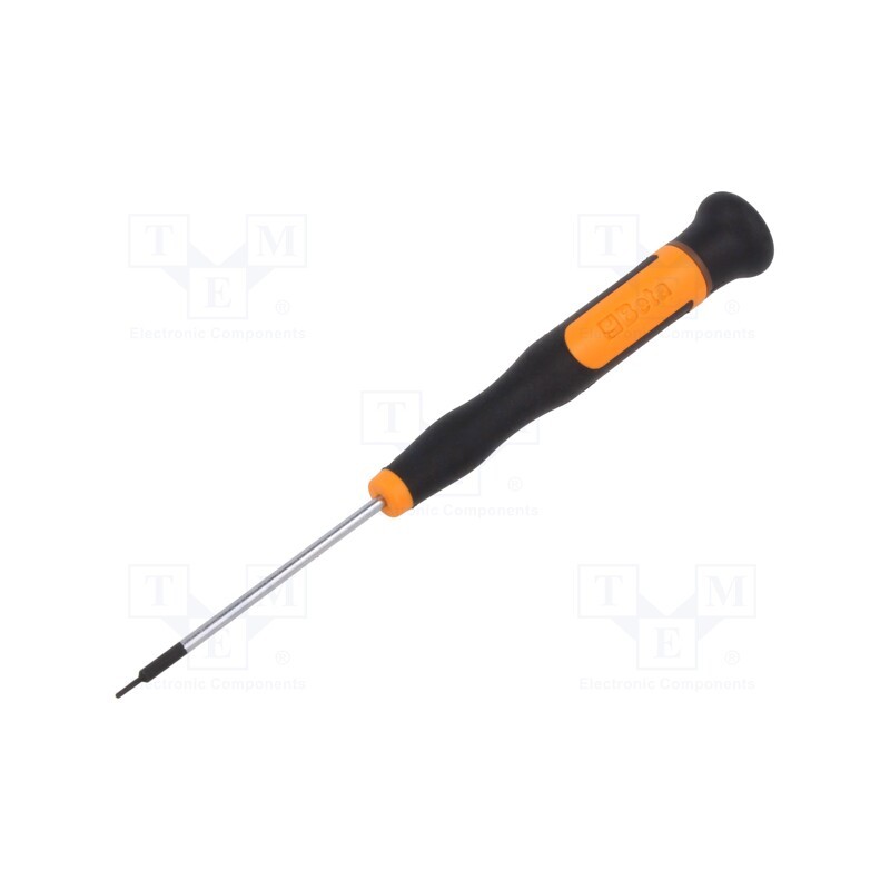 1 pcs x BETA - 12570045 - Screwdriver, hex key, precision, HEX 0,9mm, 60mm