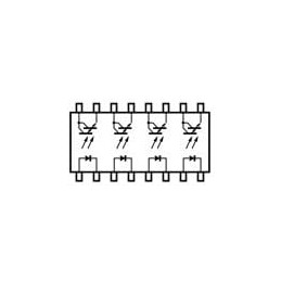 1 pcs : PS2802-4-V-F3-A - Transistor Output Optocouplers OPTOCOUPLER 16-PIN SSOP