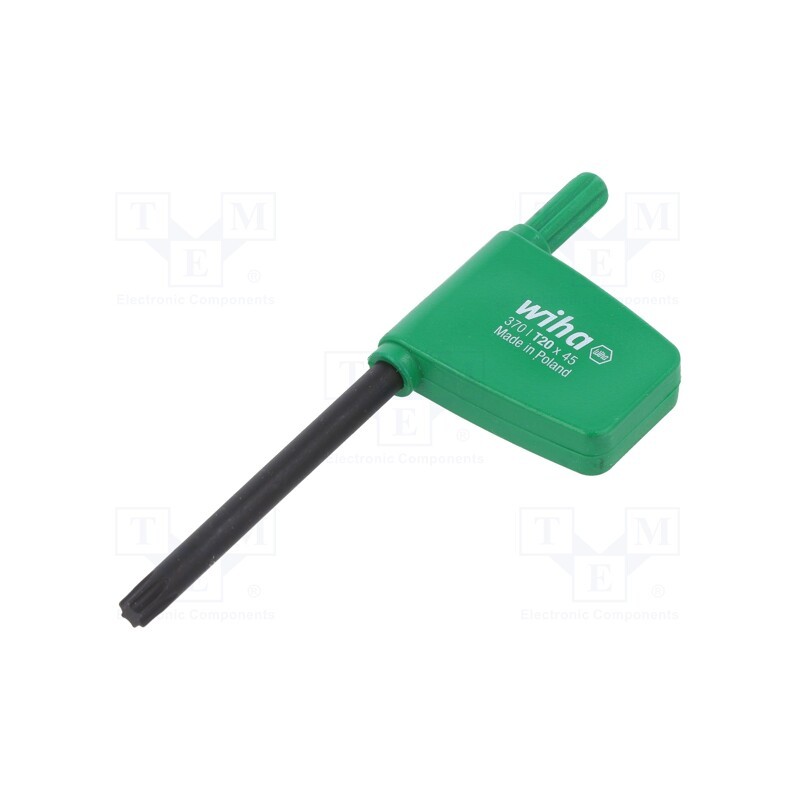 1 pcs x WIHA - 3731 - Wrench, Torx®, TX20, Overall len: 80mm, Working part len: 45mm