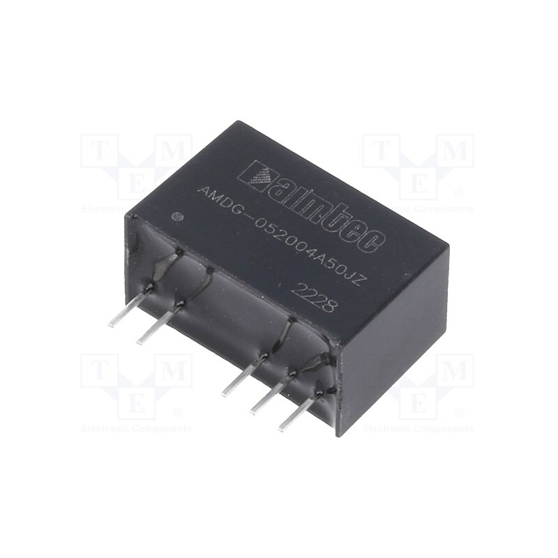 1 pcs x AIMTEC - AMDG-052004A50JZ-B - Converter: DC/DC, 1.76W, Uin: 4.5÷5.5V, Uout: 20VDC, Uout2: -4VDC
