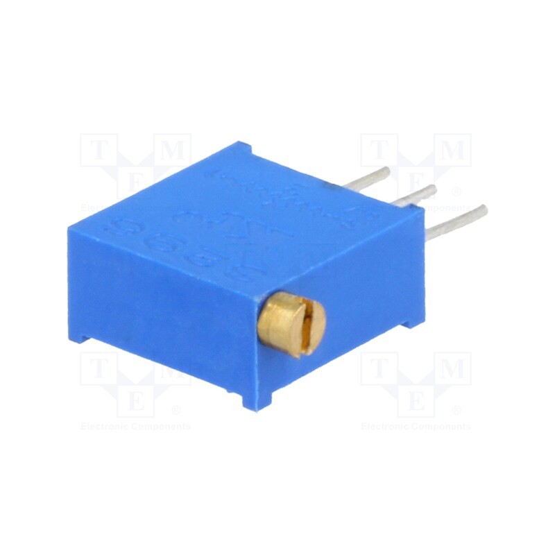 5 pcs x SR PASSIVES - T910X-10K - Potentiometer: mounting, multiturn, 10kΩ, 500mW, THT, ±10%, linear