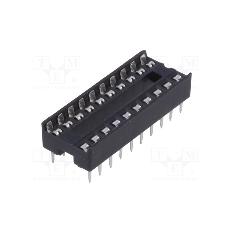 10 pcs x CONNFLY - DS1009-20AT1NX-0A2 - Socket: integrated circuits, DIP20, 7.62mm, THT, Pitch: 2.54mm