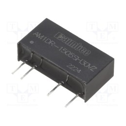 1 pcs x AIMTEC - AM1DR-1505SH30VZ - Converter: DC/DC, 1W, Uin: 14.25÷15.75V, Uout: 5VDC, Iout: 200mA