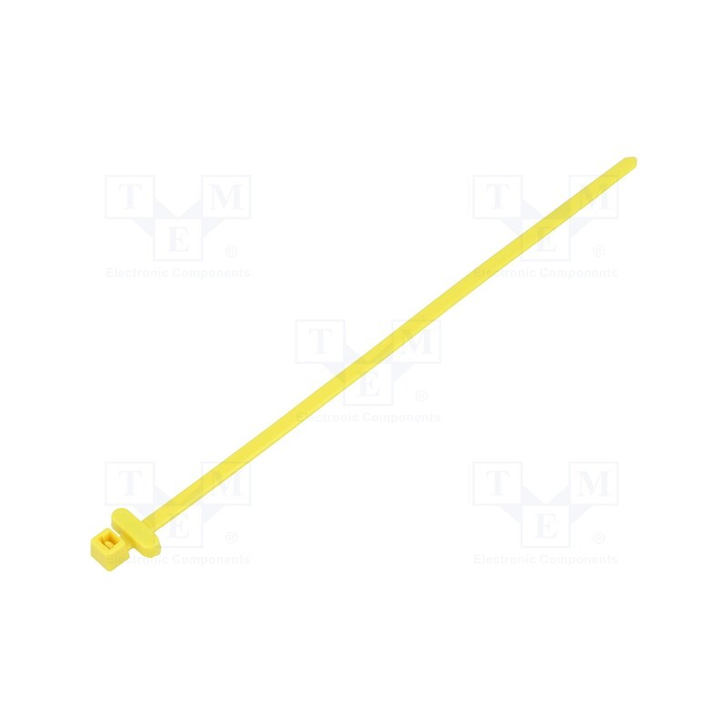 1 pcs x HELLERMANNTYTON - 111-01638 -AS - RFID cable tie, L: 200mm, W: 4.6mm, polyamide, 225N, yellow, UL94V-2