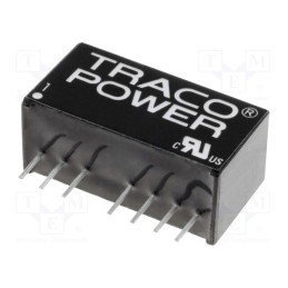 1 pcs x TRACO POWER - TMR 2412 - Converter: DC/DC, 2W, Uin: 18÷36V, Uout: 12VDC, Iout: 165mA, SIP8