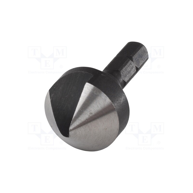 1 pcs x WOLFCRAFT - 2578000 - Countersink, 19mm, wood,metal,plastic, tool steel