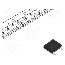 5 pcs x SMC DIODE SOLUTIONS - ABS210TR - Bridge rectifier: single-phase, Urmax: 1kV, If: 2A, Ifsm: 60A, ABS