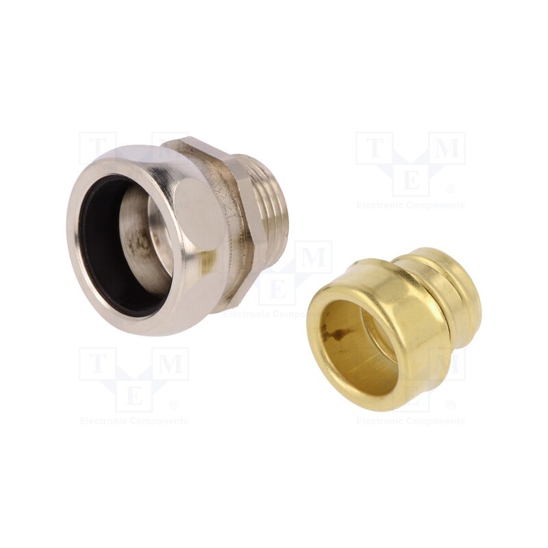 1 pcs x LAPP - 55502624 - Straight terminal connector, Thread: metric,outside, brass, IP65