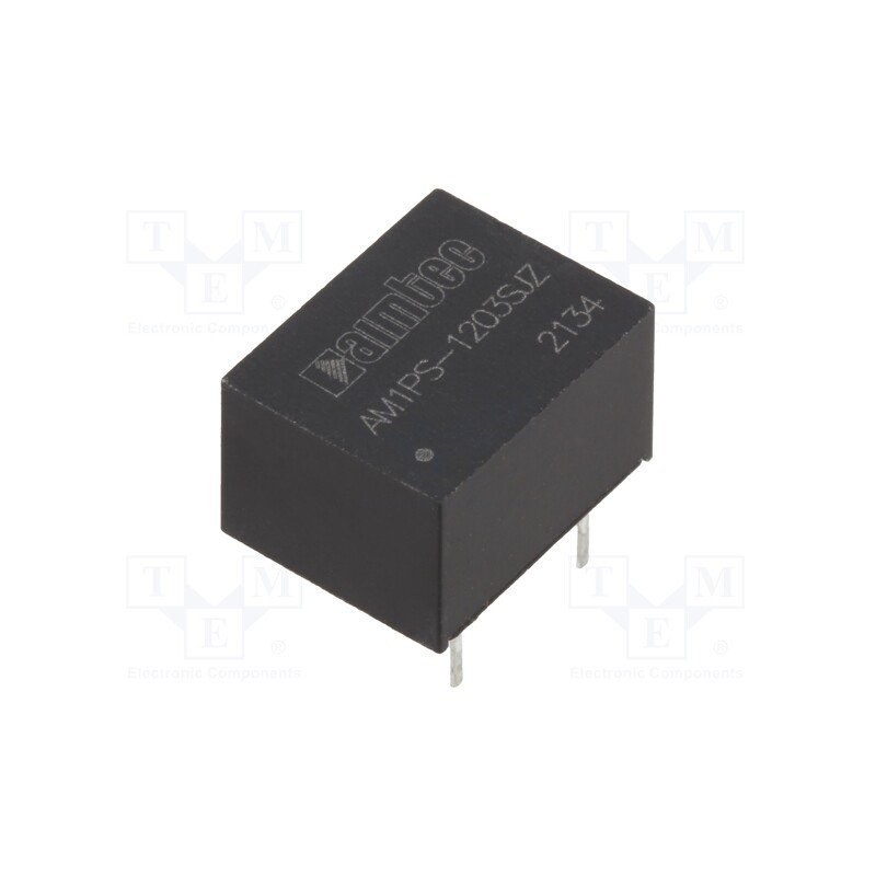 1 pcs x AIMTEC - AM1PS-1203SJZ - Converter: DC/DC, 1W, Uin: 10.8÷13.2V, Uout: 3.3VDC, Iout: 303mA