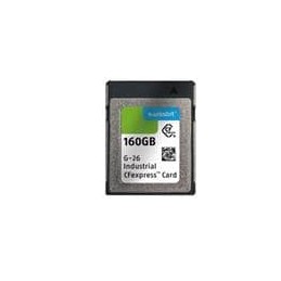 1 pcs : SFCE080GW1EB4TO-I-6F-11P-STD - Memory Cards Industrial CFexpress Card, G-26, 80 GB, 3D PSLC Flash, -40C to +85C
