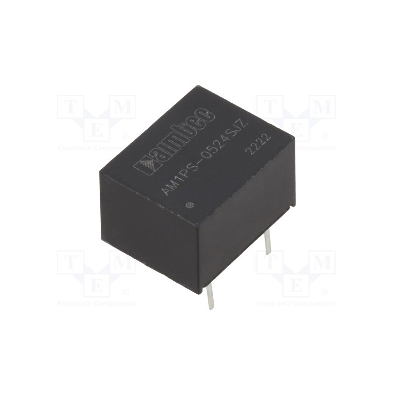 1 pcs x AIMTEC - AM1PS-0524SJZ - Converter: DC/DC, 1W, Uin: 4.5÷5.5V, Uout: 24VDC, Iout: 40mA, DIP8