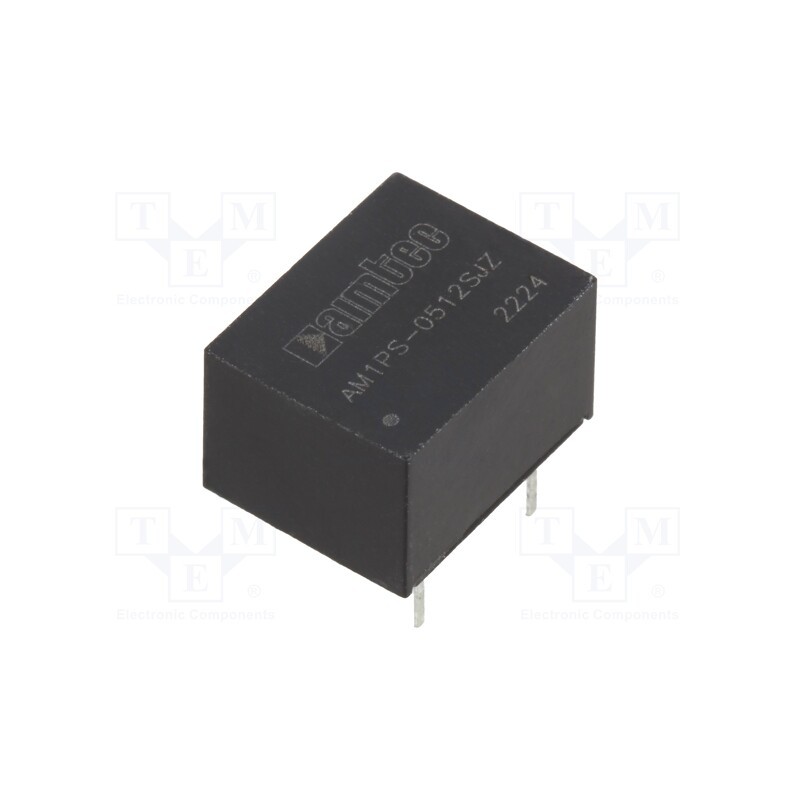 1 pcs x AIMTEC - AM1PS-0512SJZ - Converter: DC/DC, 1W, Uin: 4.5÷5.5V, Uout: 12VDC, Iout: 84mA, DIP8