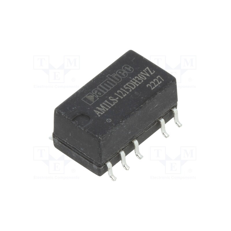 1 pcs x AIMTEC - AM1LS-1215DH30VZ - Converter: DC/DC, 1W, Uin: 10.8÷13.2V, Uout: 15VDC, Uout2: -15VDC