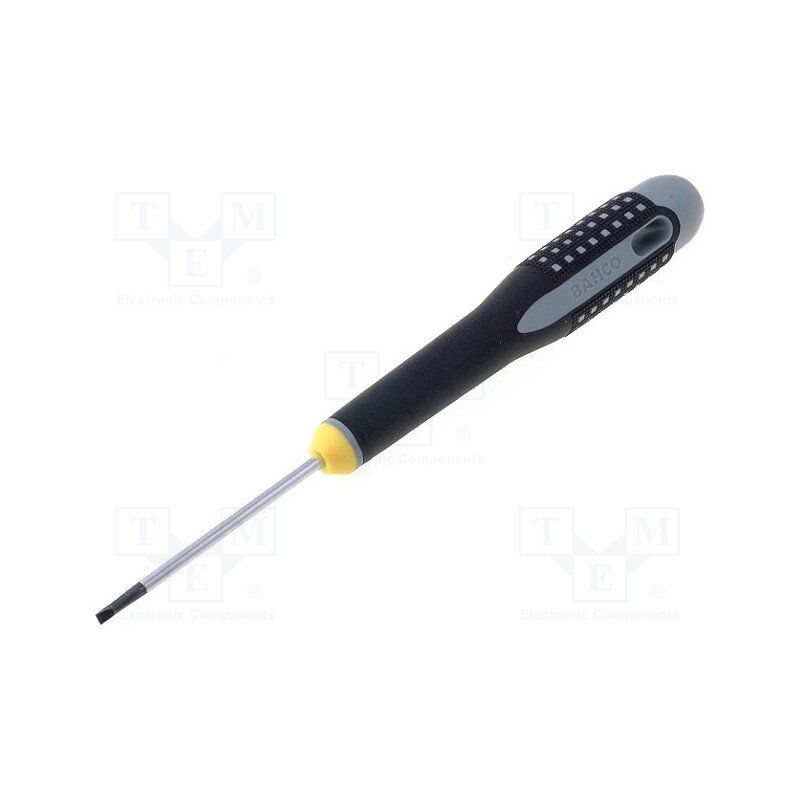 1 pcs x BAHCO - BE-8010 - Screwdriver, slot, 2,5x0,4mm, Blade length: 60mm