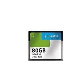 1 pcs : SFCA080GH1AO1TO-I-8C-21P-STD - Memory Cards Industrial CFast Card, F-86, 80 GB, 3D PSLC Flash, -40C to +85C