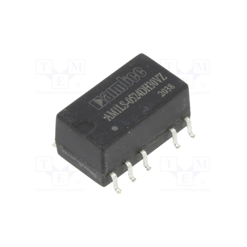 1 pcs x AIMTEC - AM1LS-0524DH30VZ - Converter: DC/DC, 1W, Uin: 4.5÷5.5V, Uout: 24VDC, Uout2: -24VDC, SMD