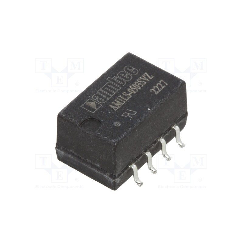 1 pcs x AIMTEC - AM1LS-0503SVZ - Converter: DC/DC, 1W, Uin: 4.5÷5.5V, Uout: 3.3VDC, Iout: 300mA, SMD