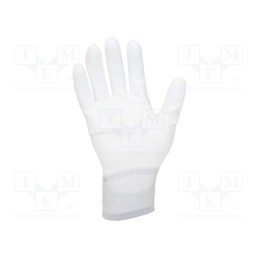 1 set x ANTISTAT - 109-0003-P - Protective gloves, ESD, S, polyamide, white, &lt,100MΩ