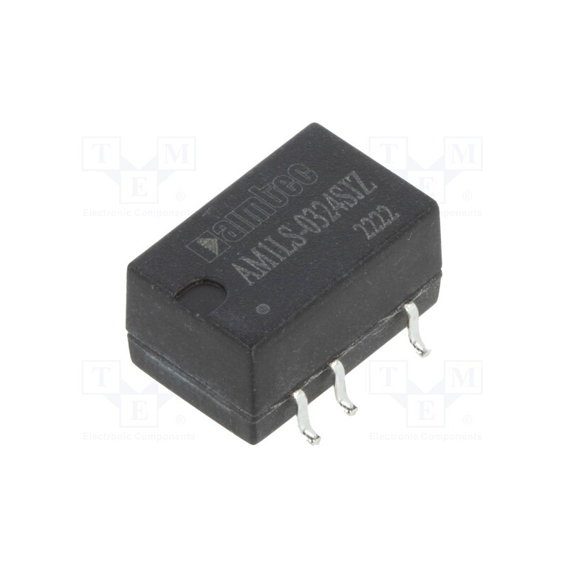 1 pcs x AIMTEC - AM1LS-0324SJZ - Converter: DC/DC, 1W, Uin: 2.97÷3.63V, Uout: 24VDC, Iout: 42mA, SMD