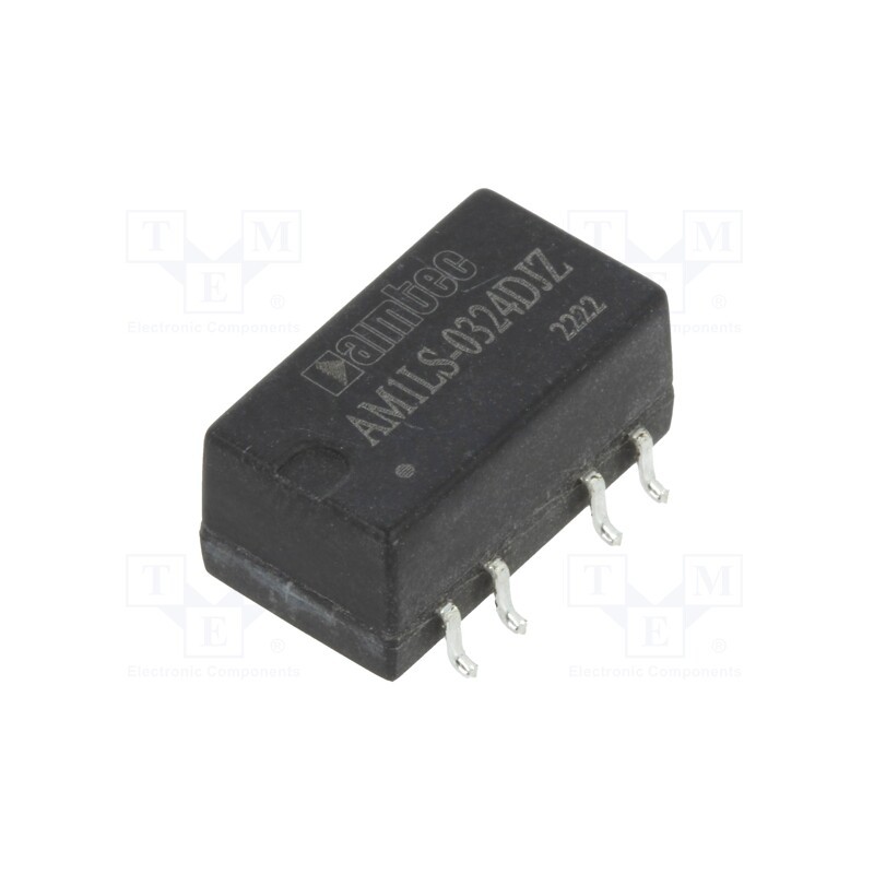 1 pcs x AIMTEC - AM1LS-0324DJZ - Converter: DC/DC, 1W, Uin: 2.97÷3.63V, Uout: 24VDC, Uout2: -24VDC