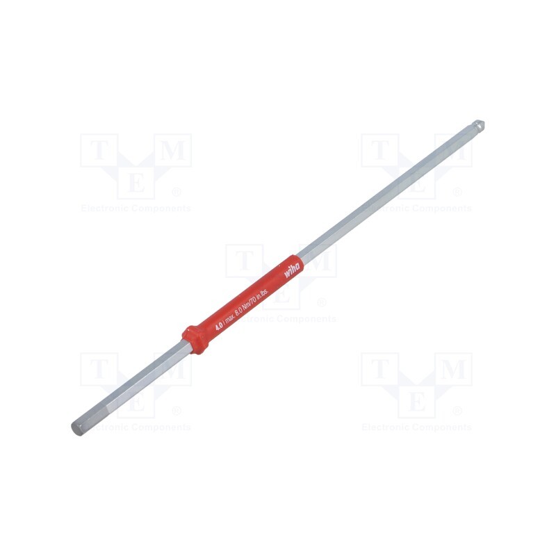 1 pcs x WIHA - 26063 - Interchangeable blade, hex key, HEX 4mm, 175mm, max.8Nm