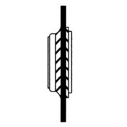 1 pcs : DS9093RB+ - iButtons & Accessories iButton Plastic Card Mounts