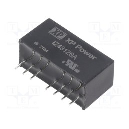 1 pcs x XP POWER - IZ4812SA - Converter: DC/DC, 3W, Uin: 36÷72V, Uout: 12VDC, Iout: 250mA, SIP, THT