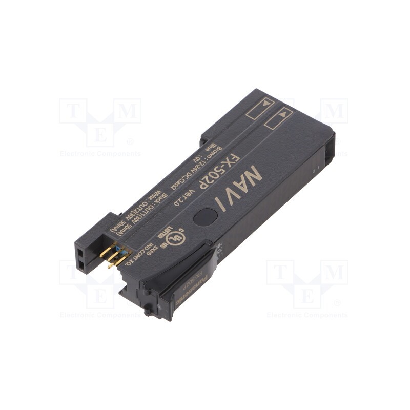 1 pcs x PANASONIC - FX-502P - Sensor: optical fiber amplifier, PNP, IP40, 12÷24VDC, -10÷55°C