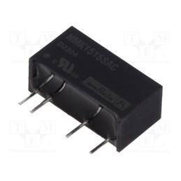 1 pcs x Murata Power Solutions - NMK1515SAC - Converter: DC/DC, 2W, Uin: 13.5÷16.5V, Uout: 15VDC, Iout: 133mA, SIP