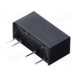 1 pcs x Murata Power Solutions - NMK1212SAC - Converter: DC/DC, 2W, Uin: 10.8÷13.2V, Uout: 12VDC, Iout: 167mA, SIP