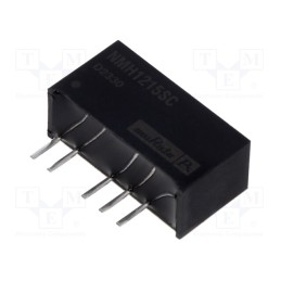 1 pcs x Murata Power Solutions - NMH1215SC - Converter: DC/DC, 2W, Uin: 10.8÷13.2V, Uout: 15VDC, Uout2: -15VDC