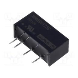 1 pcs x Murata Power Solutions - NMG0512SC - Converter: DC/DC, 2W, Uin: 4.5÷5.5V, Uout: 12VDC, Iout: 167mA, SIP