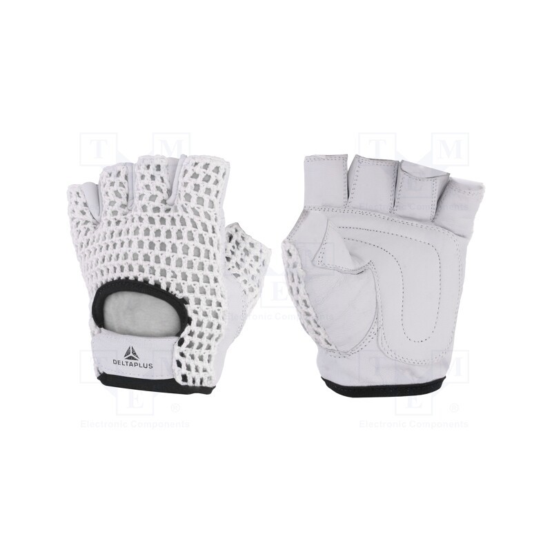 1 set x DELTA PLUS - 50MAC09 - Protective gloves, Size: 9, natural leather, 50MAC
