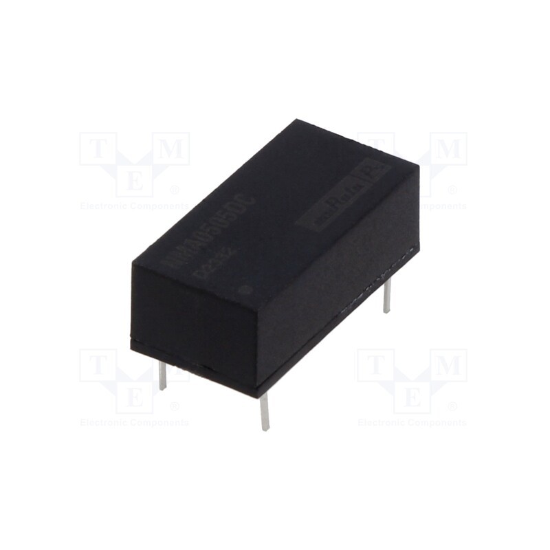 1 pcs x Murata Power Solutions - NMA0505DC - Converter: DC/DC, 1W, Uin: 4.5÷5.5V, Uout: 5VDC, Uout2: -5VDC, DIP