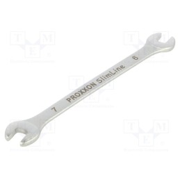 1 pcs x PROXXON - 23830 - Wrench, spanner, 6mm,7mm, Chrom-vanadium steel, SlimLine
