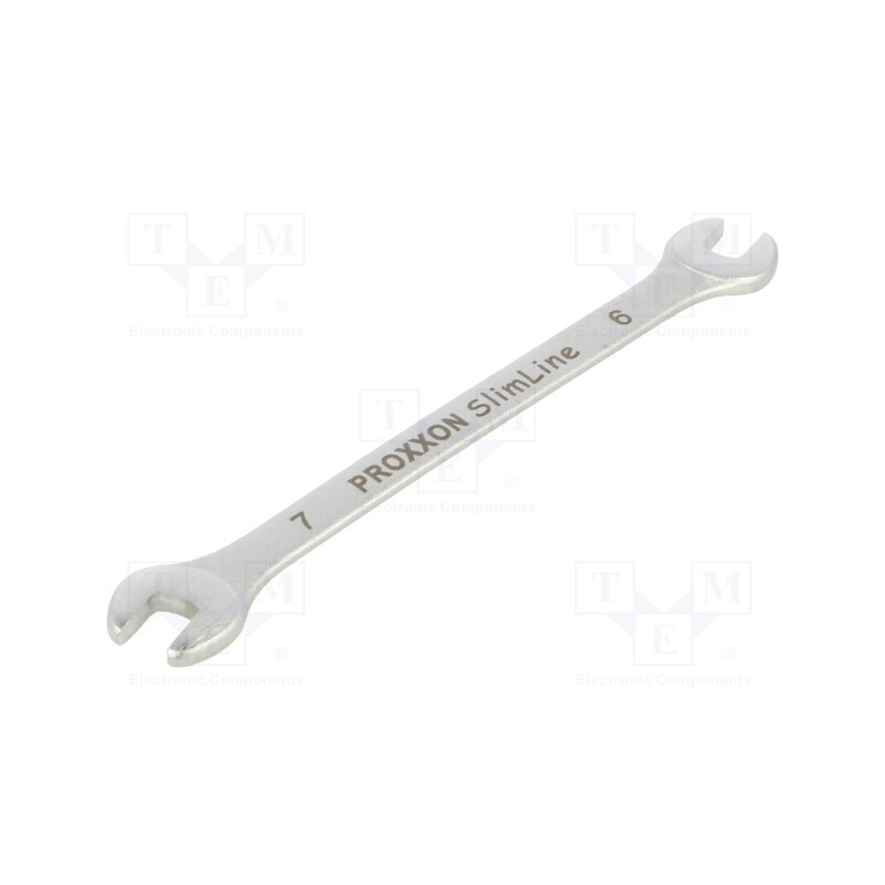 1 pcs x PROXXON - 23830 - Wrench, spanner, 6mm,7mm, Chrom-vanadium steel, SlimLine
