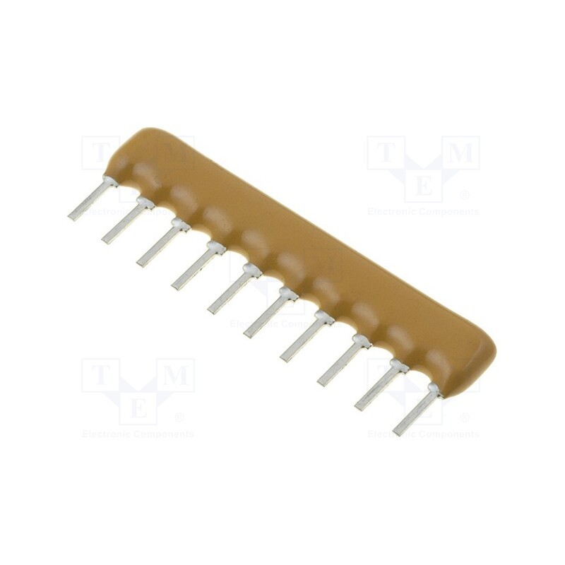 5 pcs x BOURNS - 4610X-102-103LF - Resistor network: Y, THT, 10kΩ, ±2%, 0.3W, No.of resistors: 5, 100V