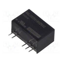1 pcs x Murata Power Solutions - MGJ2D241802BSC - Converter: DC/DC, 2W, Uin: 24V, Uout: 18VDC, Uout2: -2.5VDC, SIP, THT