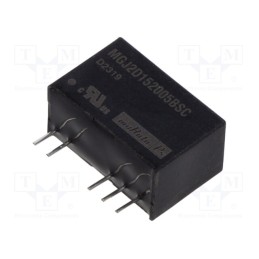 1 pcs x Murata Power Solutions - MGJ2D152005BSC - Converter: DC/DC, 2W, Uin: 15V, Uout: 20VDC, Uout2: -5VDC, Iout: 80mA