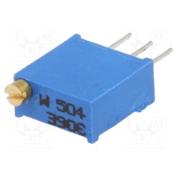 5 pcs x SR PASSIVES - T910W-500K - Potentiometer: mounting, multiturn, 500kΩ, 3296W