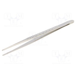 1 pcs x DONAU ELEKTRONIK - PZ7 - Tweezers, 160mm, Blades: elongated, Blade tip shape: rounded