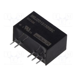 1 pcs x Murata Power Solutions - MGJ2D151509SC - Converter: DC/DC, 2W, Uin: 13.5÷16.5V, Uout: 15VDC, Uout2: -8.7VDC
