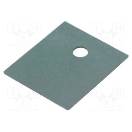 2 pcs x FISCHER ELEKTRONIK - WS TOP 3/1 - Heat transfer pad: silicone, TOP3/1, 0.4K/W, L: 20.5mm, W: 17.5mm