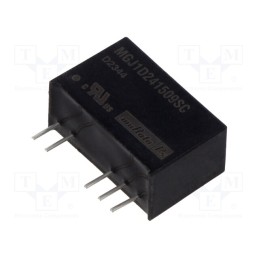 1 pcs x Murata Power Solutions - MGJ1D241509SC - Converter: DC/DC, 1W, Uin: 24V, Uout: 15VDC, Uout2: -9VDC, SIP, THT