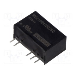 1 pcs x Murata Power Solutions - MGJ1D241503SC - Converter: DC/DC, 1W, Uin: 24V, Uout: 15VDC, Uout2: -3VDC, SIP, THT